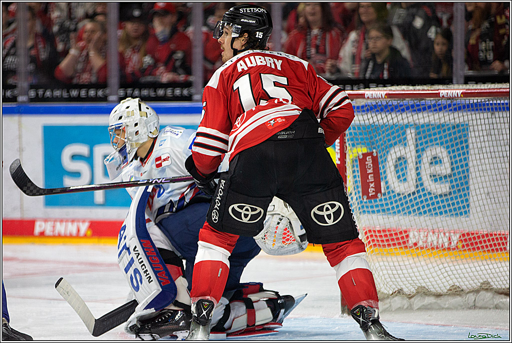 PENNY DEL; Koelner Haie-Adler Mannheim; Koeln, 26.03.2023